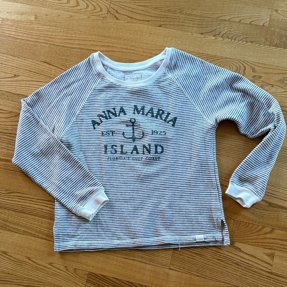 Blue 84 Striped Pullover Sweatshirt Anna Maria Island FL
